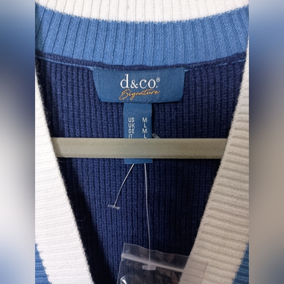 D and Co Signature Women's Cardigan Size M - Picture 2 of 7